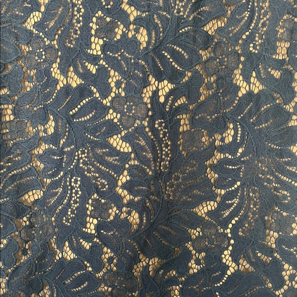 4/$20 Banana Republic Blue and Tan Lace Pencil Skirt - Picture 2 of 5